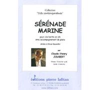 Partitions classique LAFITAN JOUBERT CLAUDE-HENRY - SERENADE MARINE - CLARINETTE ET PIANO Clarinette