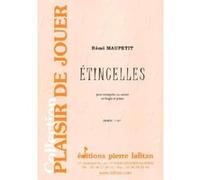 Partitions classique LAFITAN MAUPETIT REMI - ETINCELLES - TROMPETTE SIB OU UT, OU CORNET ET PIANO Trompette