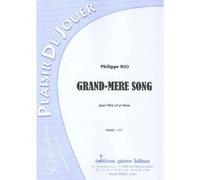 Partitions classique LAFITAN RIO PHILIPPE - GRAND-MERE SONG - FLUTE ET PIANO Flûte traversière