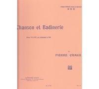 Partitions classique LEDUC CAMUS - CHANSON ET BADINERIE - FLUTE ET PIANO Flûte traversière