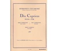 Partitions classique LEDUC CECCAR0SSI D. - DIX CAPRICES - COR Cor