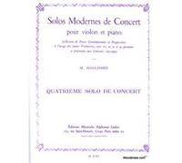 Partitions classique LEDUC HAUCHARD M. - SOLO MODERNE DE CONCERT N04 LA MINEUR (1ERE POSITION) - VIOLON ET PIANO Violon