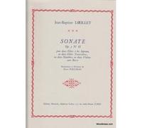 Partitions classique LEDUC LOEILLET J.B. - SONATE OP.5 N°II - 2 FLB SOPRANO BON PLAN MMA Flûte à bec