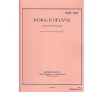 Partitions classique LEDUC PETIT P. - HORS D'OEUVRE - PERCUSSION ET PIANO Percussion