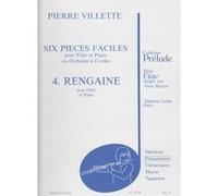 Partitions classique LEDUC VILLETTE P. - 6 PIECES FACILES (VOL. 4) - FLUTE ET PIANO Flûte traversière