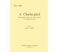 Partitions classique LEMOINE ABSIL JEAN - A CLOCHE-PIED OP.139 - CHOEUR D'ENFANTS (1 VOIX), PIANO Choeur et ensemble vocal