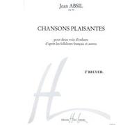 Partitions classique LEMOINE ABSIL JEAN - CHANSONS PLAISANTES VOL.2 OP.94 - CHOEUR D'ENFANTS (2 VOIX), PIANO Choeur et ensemble vocal
