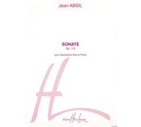 Partitions classique LEMOINE ABSIL JEAN - SONATE OP.115 - SAXOPHONE, PIANO Saxophone G
