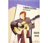 Partitions classique LEMOINE ASSAD SERGIO - GREEK LETTERS (3) - GUITARE Guitare