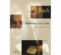 Jean-Sébastien Bach – Inventions 2 et 3 voix – Partition broché