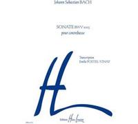 Partitions classique LEMOINE BACH J.S. - SONATE BWV 1013 - CONTREBASSE Contrebasse G