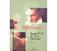 Partitions classique LEMOINE BEETHOVEN LUDWIG VAN - SONATE N°14 OP.27 N°2 CLAIR DE LUNE - PIANO Piano G