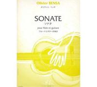 Partitions classique LEMOINE BENSA OLIVIER - SONATE - FLUTE, GUITARE Flûte traversière