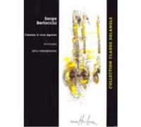 Partitions classique LEMOINE BERTOCCHI SERGE - CANONS A VOIX EGALES - ENSEMBLE DE SAXOPHONES Saxophone G