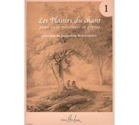 Partitions classique LEMOINE BONNARDOT JACQUELINE - LES PLAISIRS DU CHANT VOL.1 - VOIX MOYENNE OU GRAVE, PIANO Ténor, piano