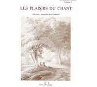 Partitions classique LEMOINE BONNARDOT JACQUELINE - LES PLAISIRS DU CHANT VOL.2 - VOIX ELEVEE OU MOYENNE, PIANO Alto, piano G