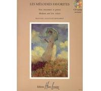 Partitions classique LEMOINE BONNARDOT JACQUELINE - MÉLODIES FAVORITES + CD - VOIX MOYENNE OU GRAVE, PIANO Ténor, piano