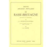Partitions classique LEMOINE BOURGAULT L.A. - MELODIES DE BASSE-BRETAGNE - CHANT Voix solo, piano G