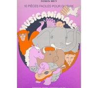 Partitions classique LEMOINE BRUN PATRICK - MUSICANIMALES - GUITARE Guitare G