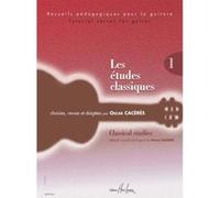 Partitions classique LEMOINE CACERES OSCAR - LES ÉTUDES CLASSIQUES VOL.1 - GUITARE Guitare