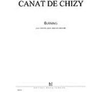 Partitions classique LEMOINE CANAT DE CHIZY E. - BURNING - CLARINETTE, PIANO, VIOLON, VIOLONCELLE Musique de chambre