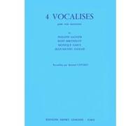 Partitions classique LEMOINE COTTRET BERNARD - VOCALISES (4) VOL.1 - VOIX MOYENNE, PIANO Alto, piano G