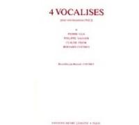 Partitions classique LEMOINE COTTRET BERNARD - VOCALISES (4) VOL.2 - VOIX MOYENNE, PIANO Alto, piano