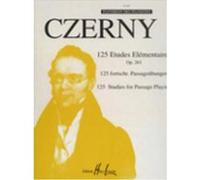 Partitions classique LEMOINE CZERNY CARL - ETUDES ÉLÉMENTAIRES (125) OP.261 - PIANO Piano