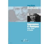 Partitions classique LEMOINE DAMASE JEAN-MICHEL - EPIGRAMMES ET MADRIGAUX - CHANT, HARPE Voix solo et instruments