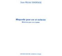Partitions classique LEMOINE DAMASE JEAN-MICHEL - RHAPSODIE - COR, PIANO Cor