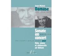 Partitions classique LEMOINE DAMASE JEAN-MICHEL - SONATE EN CONCERT OP.17 - FLUTE, VIOLONCELLE, PIANO Musique de chambre