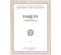 Partitions classique LEMOINE DAQUIN LOUIS-CLAUDE - L'HIRONDELLE - PIANO Piano