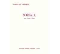 Partitions classique LEMOINE DELERUE GEORGES - SONATE - VIOLON, PIANO Violon