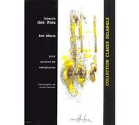 Partitions classique LEMOINE DES PRES JOSQUIN - AVE MARIA - 4 SAXOPHONES Saxophone G