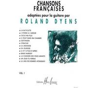 Partitions classique LEMOINE DYENS ROLAND - CHANSONS FRANCAISES VOL.1 - GUITARE AVEC TABLATURES Guitare
