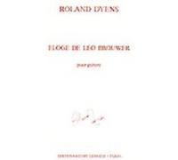 Partitions classique LEMOINE DYENS ROLAND - ELOGE DE LEO BROUWER - GUITARE Guitare
