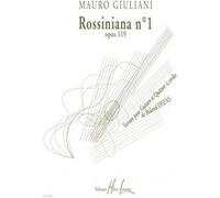 Partitions classique LEMOINE DYENS ROLAND - ROSSINIANA N°1 D'APRES MAURO GIULIANI - GUITARE SOLO, QUATUOR A CORDES Musique de chambre G