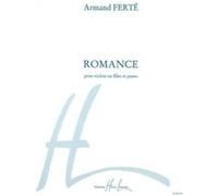 Partitions classique LEMOINE FERTE ARMAND - ROMANCE - VIOLON OU FLUTE, PIANO Violon
