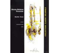 Partitions classique LEMOINE FOURNIER MARIE-HÉLÈNE - DUOS (4) - 2 SAXOPHONES Saxophone