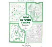 Partitions classique LEMOINE GARLEJ B./ MALDONADO R. - DUOS EN TOUTES SAISONS - VIOLON, GUITARE Musique de chambre