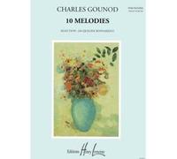 Partitions classique LEMOINE GOUNOD CHARLES - MÉLODIES (10) - VOIX ELEVEE, PIANO Soprano, piano