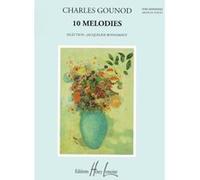 Partitions classique LEMOINE GOUNOD CHARLES - MÉLODIES (10) - VOIX MOYENNE, PIANO Alto, piano