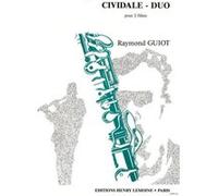 Partitions classique LEMOINE GUIOT RAYMOND - CIVIDALE DUO - 2 FLUTES Flûte traversière