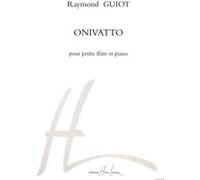 Partitions classique LEMOINE GUIOT RAYMOND - ONIVATTO - FLUTE, PIANO Flûte traversière