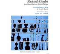 Partitions classique LEMOINE HAYDN J. - MELODIES EN TRIO (2) - TRIO A CORDES Ensemble à cordes G