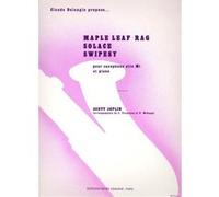 Partitions classique LEMOINE JOPLIN SCOTT - MAPLE LEAF RAG, SOLACE, SWIPESY - SAXOPHONE MIB, PIANO Saxophone