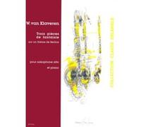 Partitions classique LEMOINE KLAVEREN VAN W. - PIECES DE FANTAISIE SUR UN THEME DE BERLIOZ (3) - SAXOPHONE MIB, PIANO Saxophone