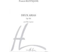 Partitions classique LEMOINE KLEYNJANS F. - ARIAS (2) OP.92B - FLUTE, GUITARE Flûte traversière