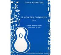 Partitions classique LEMOINE KLEYNJANS F. - COIN DES GUITARISTES OP.119 - GUITARE Guitare