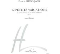 Partitions classique LEMOINE KLEYNJANS F. - PETITES VARIATIONS OP.152 - GUITARE Guitare